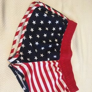 American Flag Water Sport Short